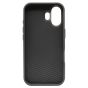 Brilliance LUX iPhone 16 Luxury Vegan Soft Premium PU Leather with Metal Camera Case Grey