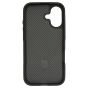 Brilliance LUX iPhone 16 TPU+PC Magnetic Airbag Anti-fall Phone Case Black
