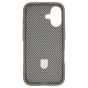 Brilliance LUX iPhone 16 TPU+PC Magnetic Airbag Anti-fall Phone Case Silver