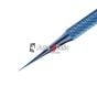 2UUL Blue T Straight Head Titanium Alloy 0.1mm Blue Tweezer for Precise Wire Jump