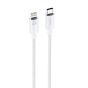 TRUSMI 27W Type C To iPhone Braided Charging Cable White 2M