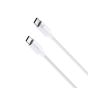 TRUSMI 100W Type C To Type C Braided Charging Cable White 3M