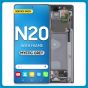 Samsung Note 20 LCD with Touch + Frame Mystic Grey Service Pack