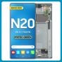 Samsung Note 20 LCD with Touch + Frame Mystic Green Service Pack