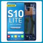 Samsung S10 Lite LCD with Touch + Frame Prism Blue SERVICE PACK