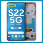 Samsung S22 5G LCD with Touch + Frame Phantom White SERVICE PACK