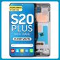 Samsung S20 Plus 5G LCD with Touch + Frame After Market Cloud White (Smaller Size)