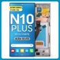 Samsung Note 10 Plus LCD With Touch + Frame After Market Aura Silver (Smaller Size)