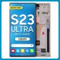 Samsung S23 Ultra 5G LCD with Touch + Frame Cream SERVICE PACK
