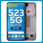 Samsung S23 5G LCD with Touch + Frame Phantom Black (Refurbished)