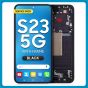 Samsung S23 5G LCD with Touch + Frame Phantom Black SERVICE PACK