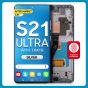 Samsung S21 Ultra 5G LCD with Touch + Frame After Market Phantom Silver (BIG SIZE) 6.81'