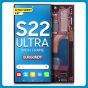 Samsung S22 Ultra 5G LCD with Touch + Frame After Market Burgundy  (BIG SIZE) 6.81'
