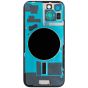 iPhone 15 Back Glass W/Steel Plate Blue (OEM PULL)