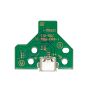 PlayStation 4 Controller (Version 1: JDS-011) Micro USB Charging Port Board With 12-Pin Flex Cable