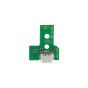 PlayStation 4 Controller (Version 3: JDS-030) Micro USB Charging Port Board With 12-Pin Flex Cable
