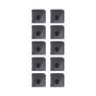 iPhone 12 Flash Light / Power Flex Bracket With Microphone Mesh (White) (10 Pack)