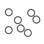 iPhone XR / 11 / 11 Pro / 11 Pro Max / 12 / 12 Mini / 12 Pro / 12 Pro Max - Back Camera Lens O-Ring Gasket (100 Pack)