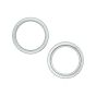 iPhone 15 / 15 Plus Back Camera Lens With Bracket & Bezel (2 Piece Set) (Premium) (Blue)