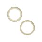 iPhone 15 / 15 Plus Back Camera Bezel Ring (Yellow) - 2 Piece Set