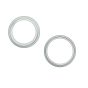 iPhone 15 / 15 Plus Back Camera Bezel Ring (Blue) - 2 Piece Set