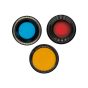 iPhone 15 Pro Back Camera Bezel Ring (Black Titanium) - 3 Piece Set