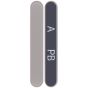 iPhone 15 Pro 5G Glass Edge Strip (White Titanium)