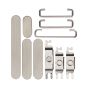 iPhone 15 Pro / 15 Pro Max Hard Buttons (Power / Volume / Switch) (Natural Titanium)