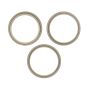 iPhone 15 Pro Max Back Camera Lens With Bracket & Bezel (3 Piece Set) (Premium) (Natural Titanium)