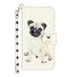 Brilliance LUX iPhone 14 Plus Flip PU Leather Wallet 3D Print Dog with Wrist Strap Case