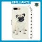 Brilliance LUX iPhone 6P/7P/8P Flip PU Leather Wallet 3D Print Dog with Wrist Strap Case
