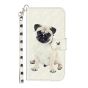 Brilliance LUX Samsung S23 Plus Flip PU Leather Wallet 3D Print Dog with Wrist Strap Case