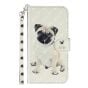 Brilliance LUX iPhone 6P/7P/8P Flip PU Leather Wallet 3D Print Dog with Wrist Strap Case