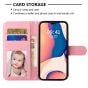 Brilliance LUX iPhone 6P/7P/8P Flip PU Leather Wallet 3D Print Pink Bear with Wrist Strap Case