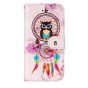 Brilliance LUX iPhone 14 Flip PU Leather Wallet 3D Print Owl design Case