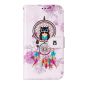 Brilliance LUX iPhone 14 Plus Flip PU Leather Wallet 3D Print Owl design Case