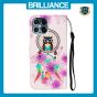 Brilliance LUX iPhone 12 Pro Max Flip PU Leather Wallet 3D Print Owl design Case