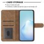 Brilliance LUX iPhone 14 Pro Max Flip Book PU Leather Wallet ShockProof Cowhide Texture with Wrist Strap Case Red