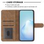 Brilliance LUX iPhone 12 Pro Max Flip Book PU Leather Wallet ShockProof Cowhide Texture with Wrist Strap Case Blue