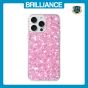 Brilliance LUX iPhone 13 Pro Max Big Hole TPU Star Glitter Crystal Clear Case Pink