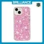 Brilliance LUX iPhone 14 Plus Big Hole TPU Star Glitter Crystal Clear Case Pink