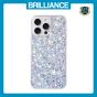 Brilliance LUX iPhone 15 Pro Big Hole TPU Star Glitter Crystal Clear Case White