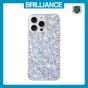 Brilliance LUX iPhone 15 Pro Max Big Hole TPU Star Glitter Crystal Clear Case White