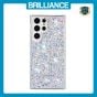 Brilliance LUX Samsung S24 Ultra Big Hole TPU Star Glitter Crystal Clear Case White