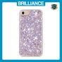 Brilliance LUX iPhone 6/7/8 Big Hole TPU Star Glitter Crystal Clear Case Purple