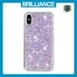 Brilliance LUX iPhone XR Big Hole TPU Star Glitter Crystal Clear Case Purple