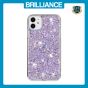Brilliance LUX iPhone 11 Big Hole TPU Star Glitter Crystal Clear Case Purple