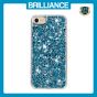 Brilliance LUX iPhone 6/7/8 Big Hole TPU Star Glitter Crystal Clear Case Blue