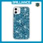 Brilliance LUX iPhone 11 Big Hole TPU Star Glitter Crystal Clear Case Blue