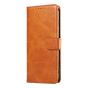 Brilliance LUX iPhone 11 Pro Max Book Flip Soft PU Leather Wallet with Card Pockets Case Light Brown